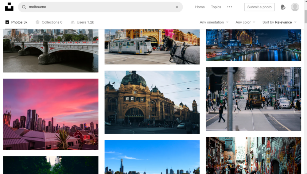 Unsplash | Melbourne 写真一覧