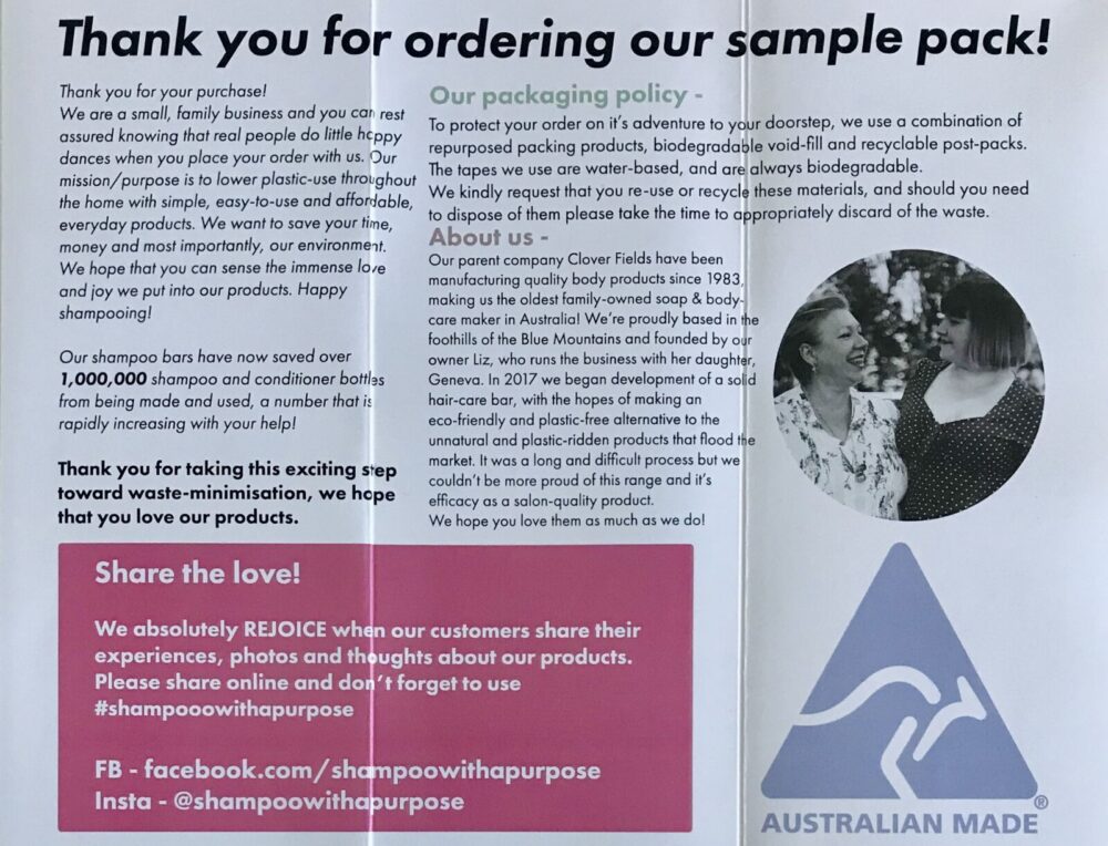 Shampoo with a purpose | ad-1